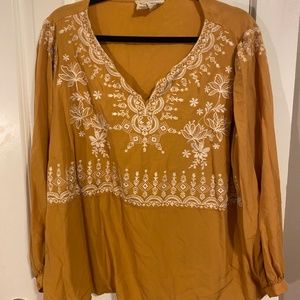 Savanna Jane Mustard Top